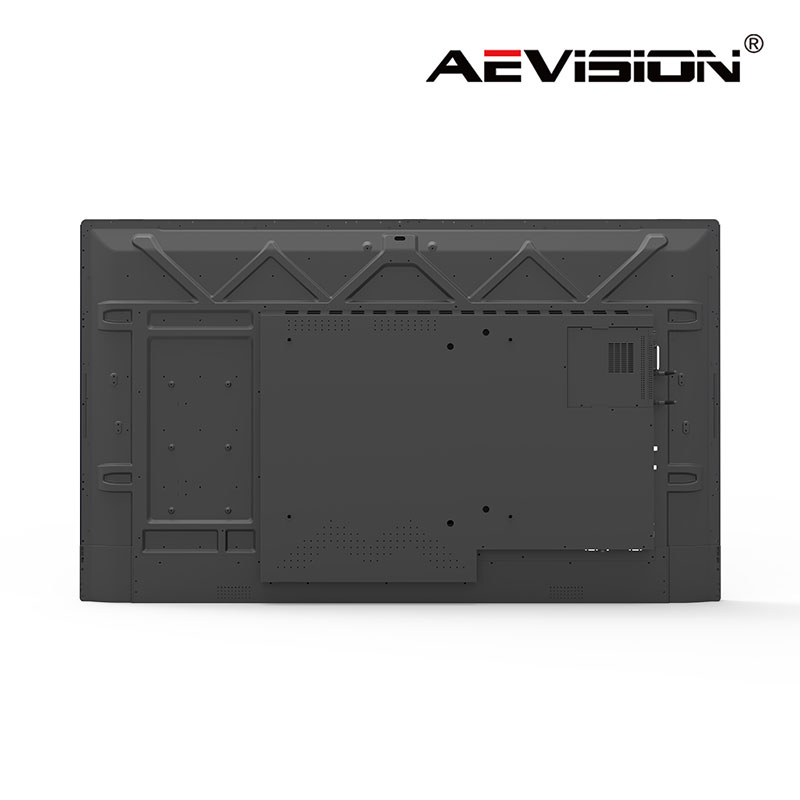 Vista posteriore del pannello touch interattivo a LED da 55''