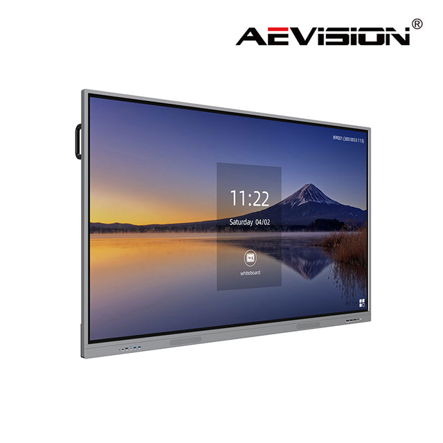 Vorderansicht des interaktiven 86-Zoll-LED-Touchpanels